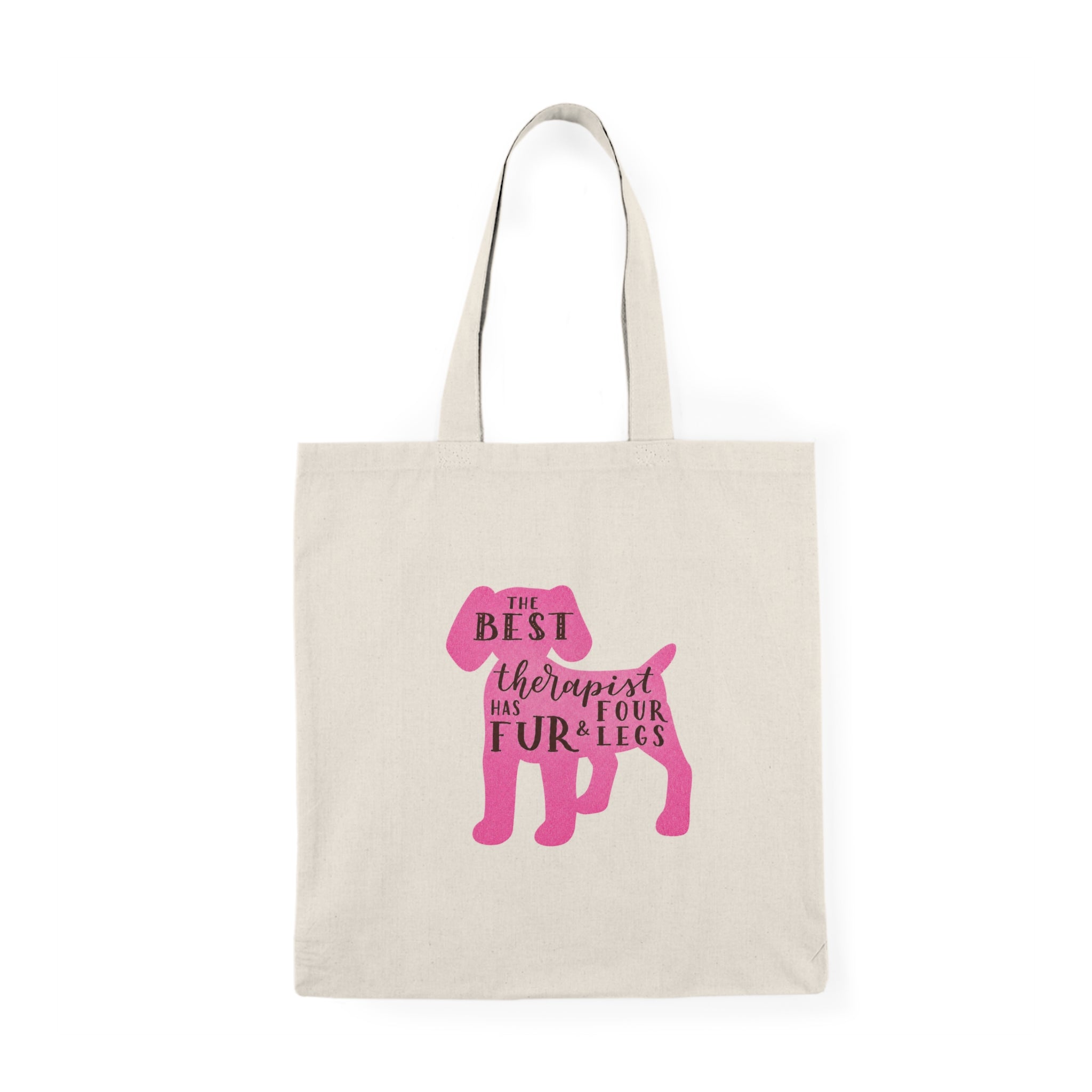 Natural Tote Bag For Dog Lovers