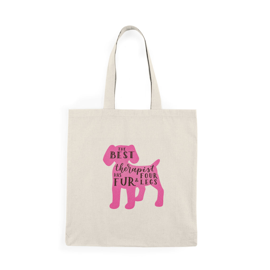 Natural Tote Bag For Dog Lovers