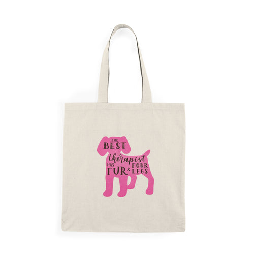 Natural Tote Bag For Dog Lovers
