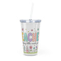 Plastic Tumbler with Straw